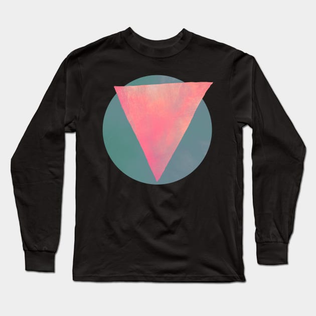 Pink Triangle Long Sleeve T-Shirt by inSomeBetween